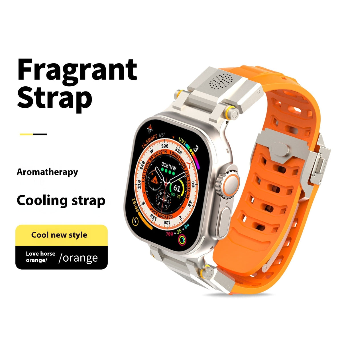 Metal Comes With Aromatherapy Watch Band