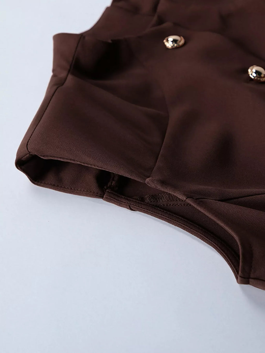 Sleeveless Button-Down A-Line Mini Dress