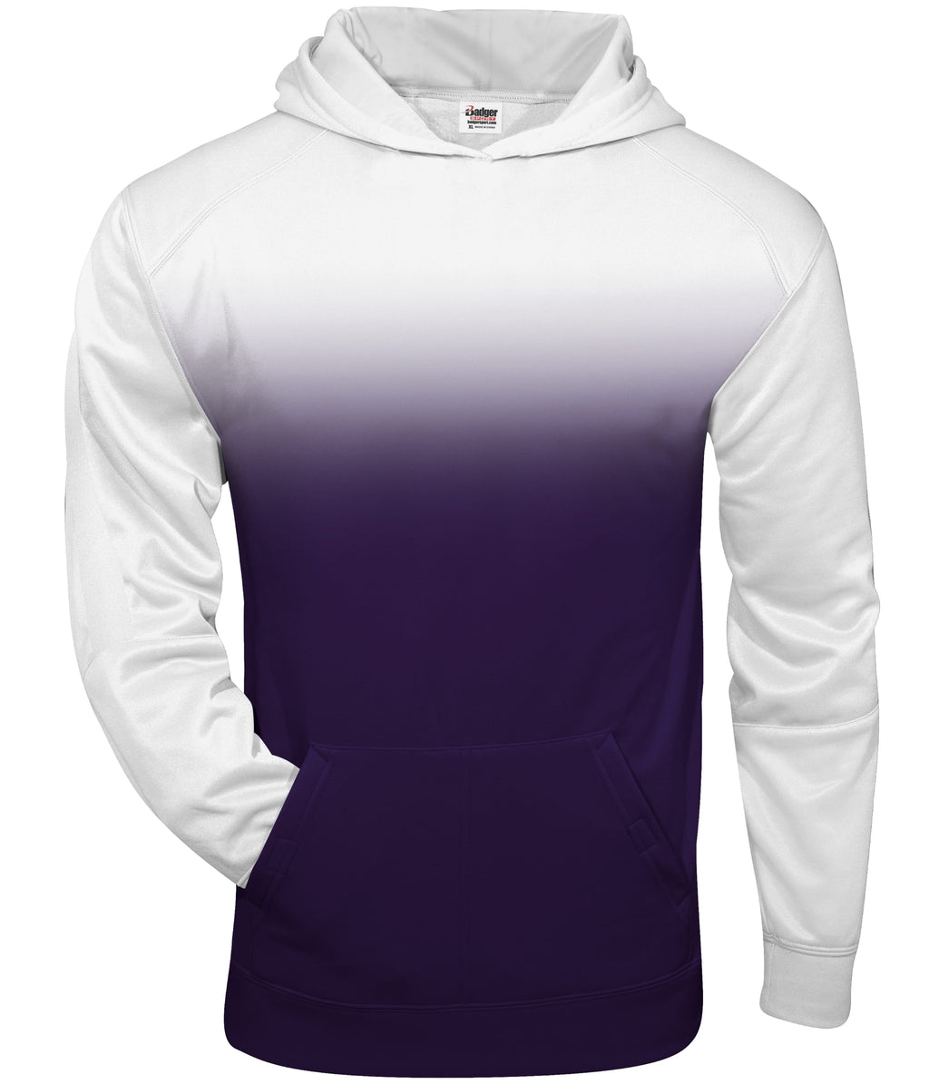 YOUTH OMBRE HOODIE - MOISTURE-WICKING POLYESTER