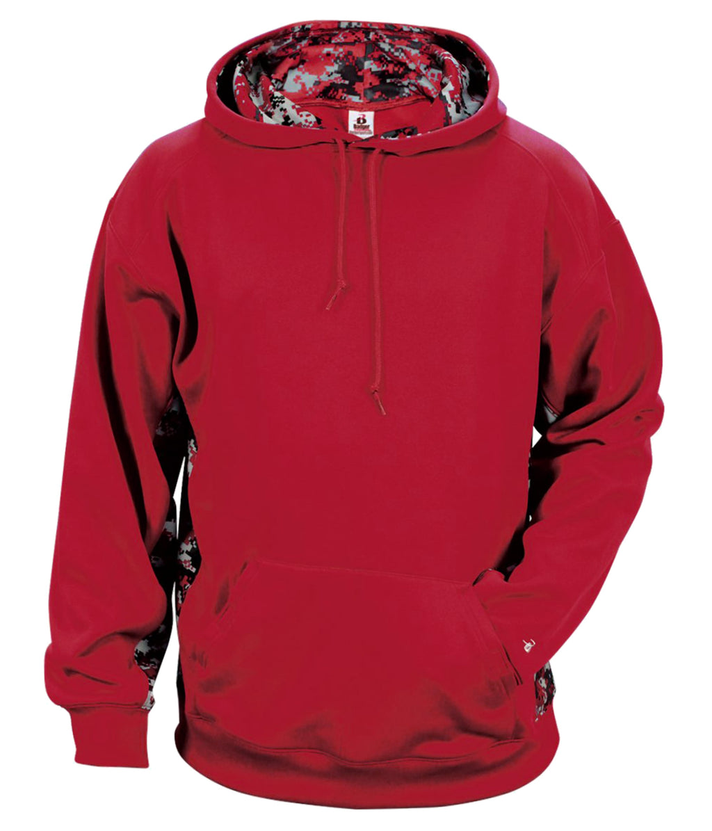 YOUTH DIGITAL COLORBLOCK HOODIE - MOISTURE-WICKING