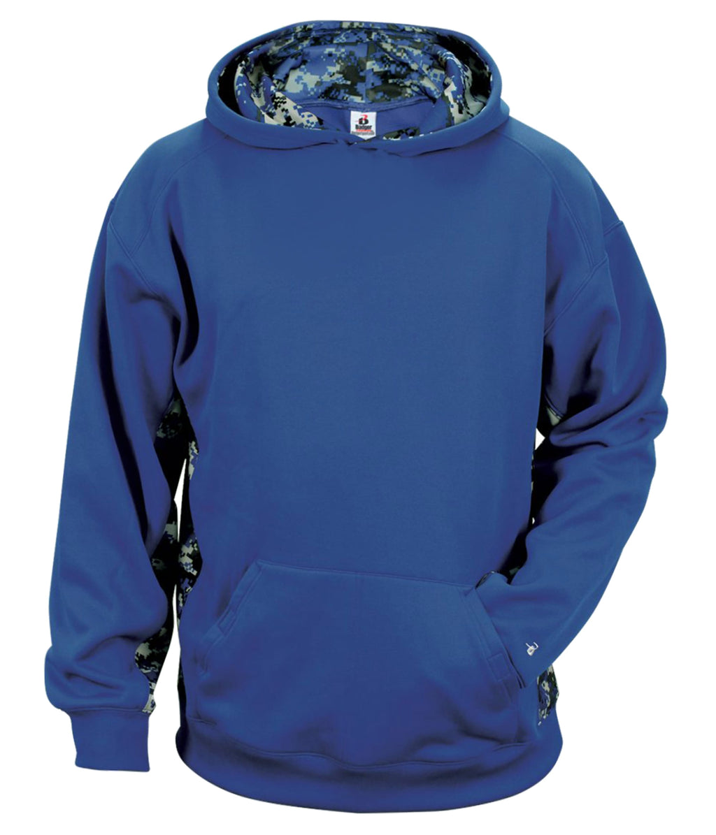 YOUTH DIGITAL COLORBLOCK HOODIE - MOISTURE-WICKING