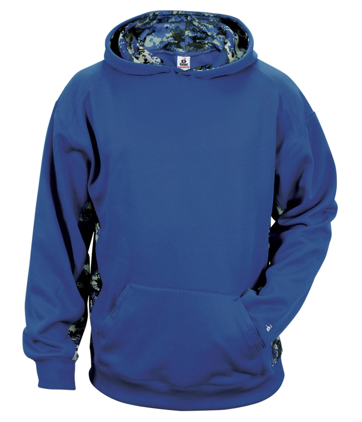 YOUTH DIGITAL COLORBLOCK HOODIE - MOISTURE-WICKING