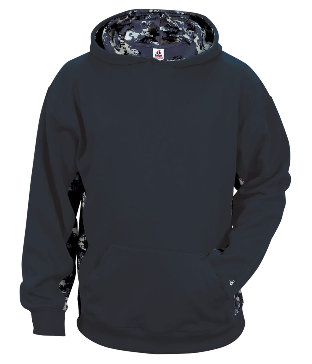YOUTH DIGITAL COLORBLOCK HOODIE - MOISTURE-WICKING
