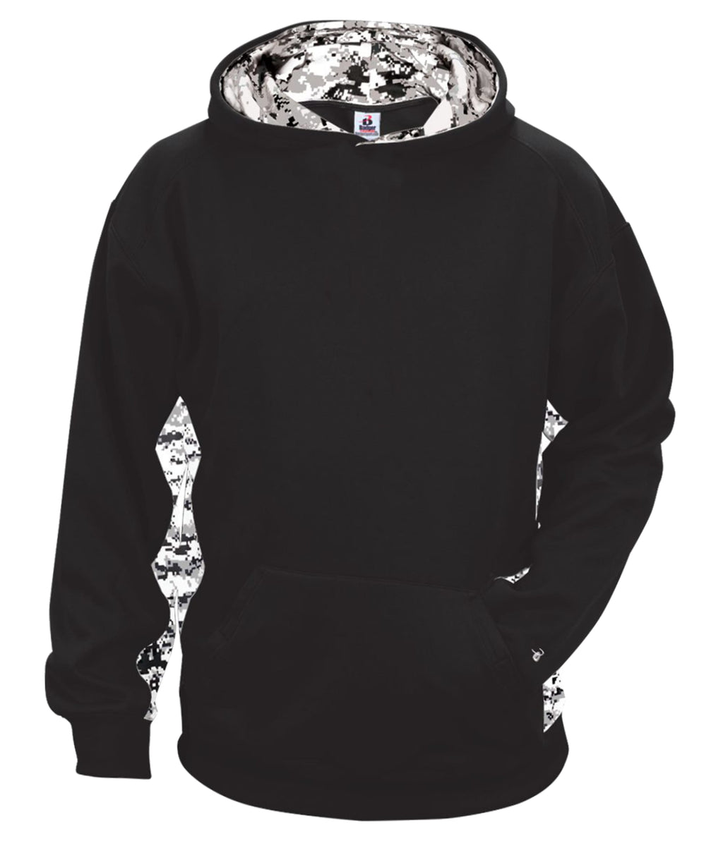 YOUTH DIGITAL COLORBLOCK HOODIE - MOISTURE-WICKING