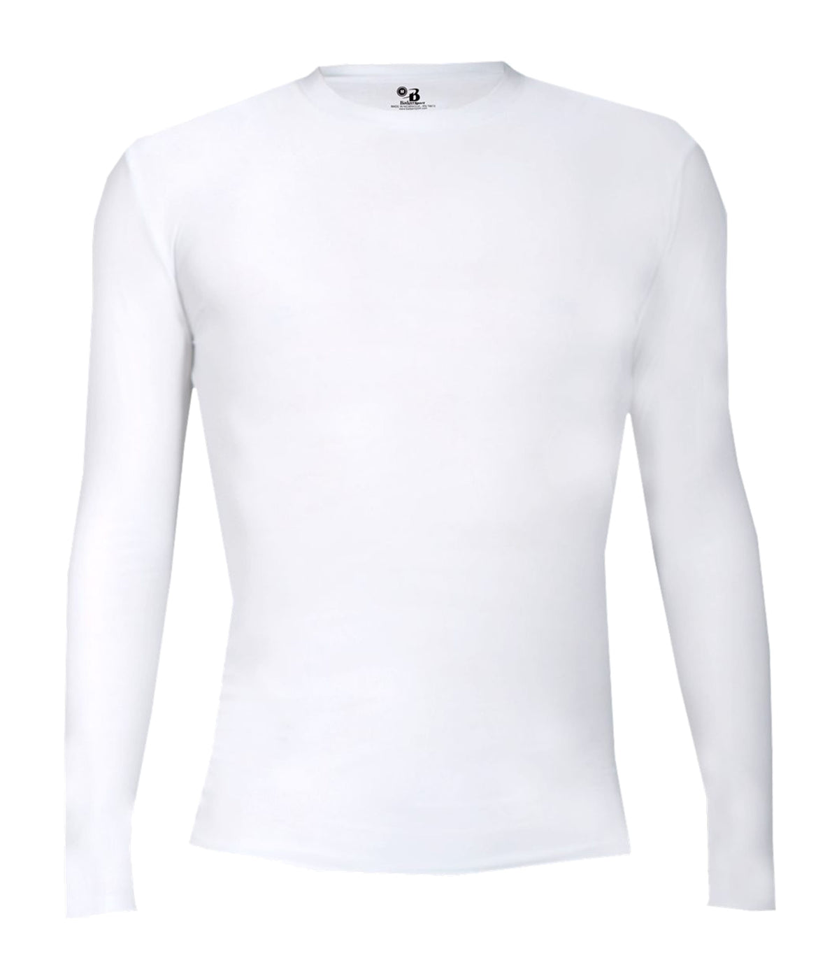 YOUTH PRO COMPRESSION LONG-SLEEVE CREW - MOISTURE-WICKING