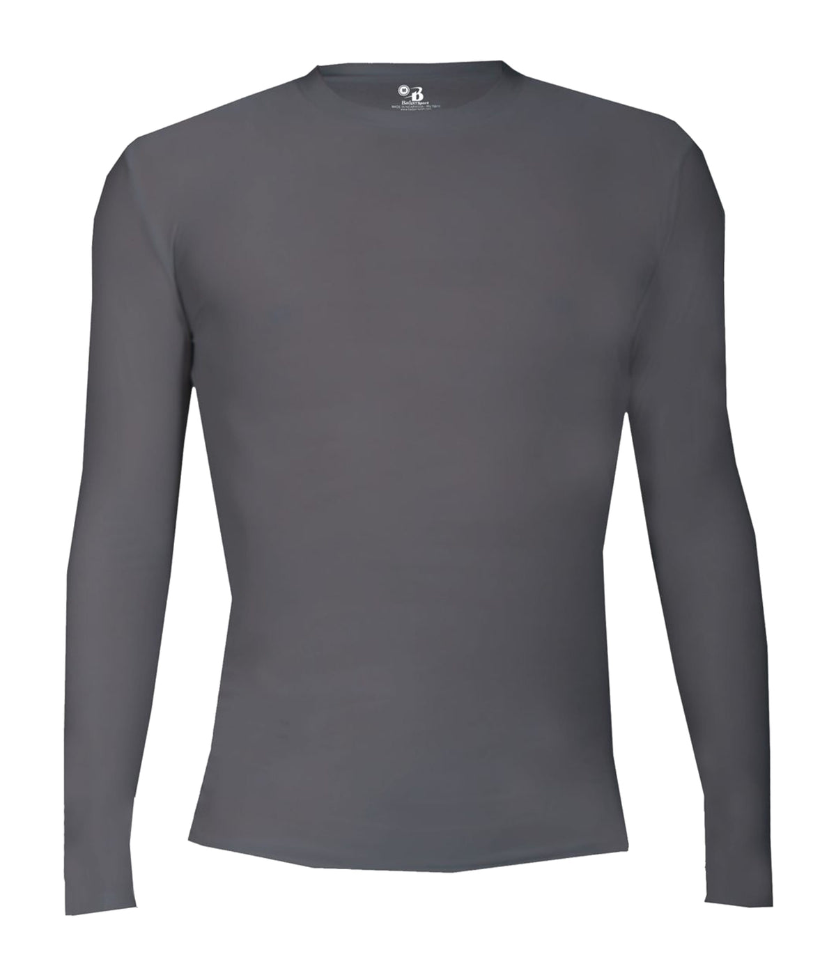 YOUTH PRO COMPRESSION LONG-SLEEVE CREW - MOISTURE-WICKING
