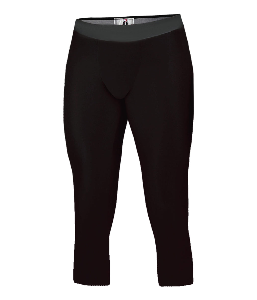 YOUTH CALF-LENGTH COMPRESSION TIGHT - MOISTURE-WICKING