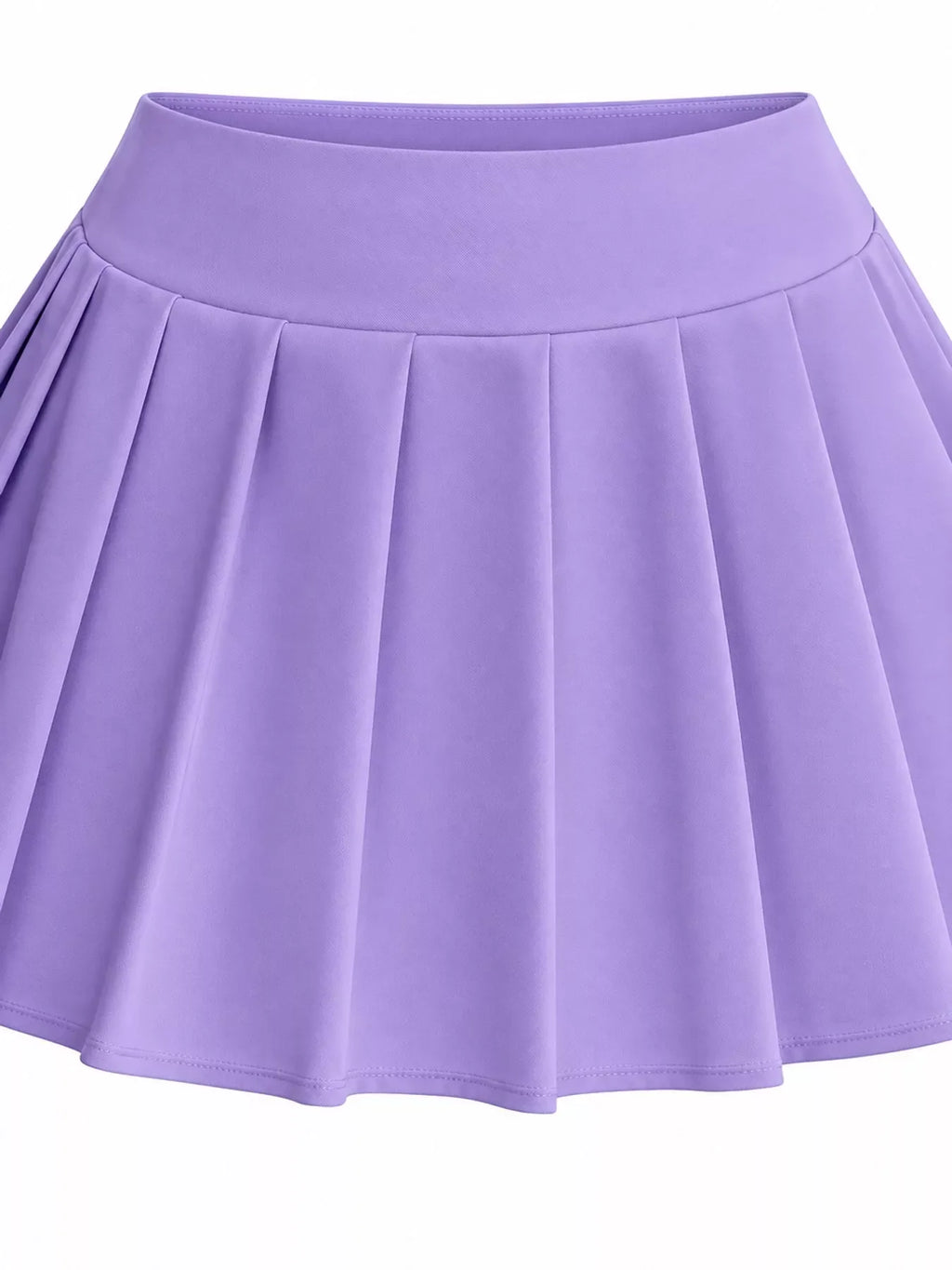 Low Waist Pleated Micro Mini Skirt