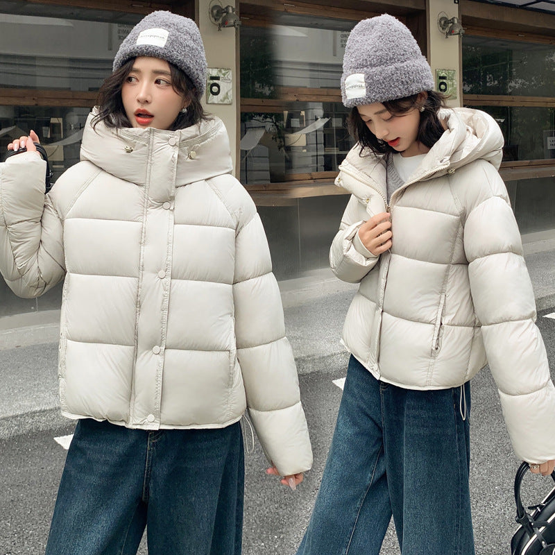 Womens Stylish Short Down Puffer Coat
