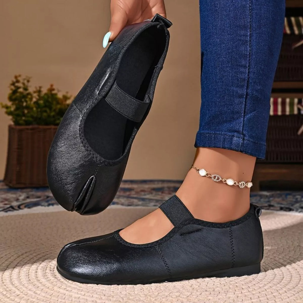 Split-Toe Slip-Ons