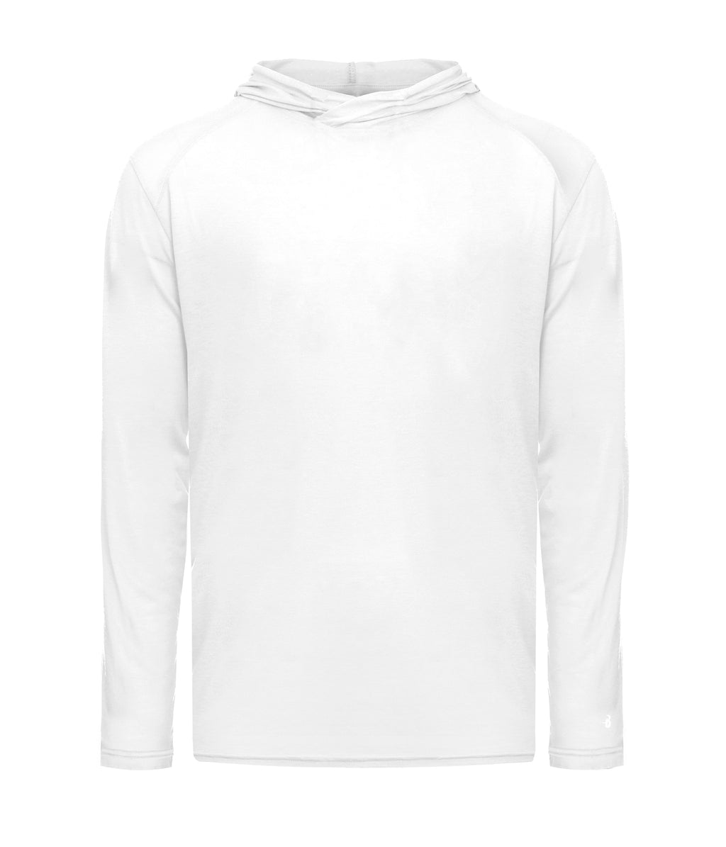 YOUTH TRI-BLEND SURPLICE HOODIE T-SHIRT - MOISTURE-WICKING PERFORMANCE