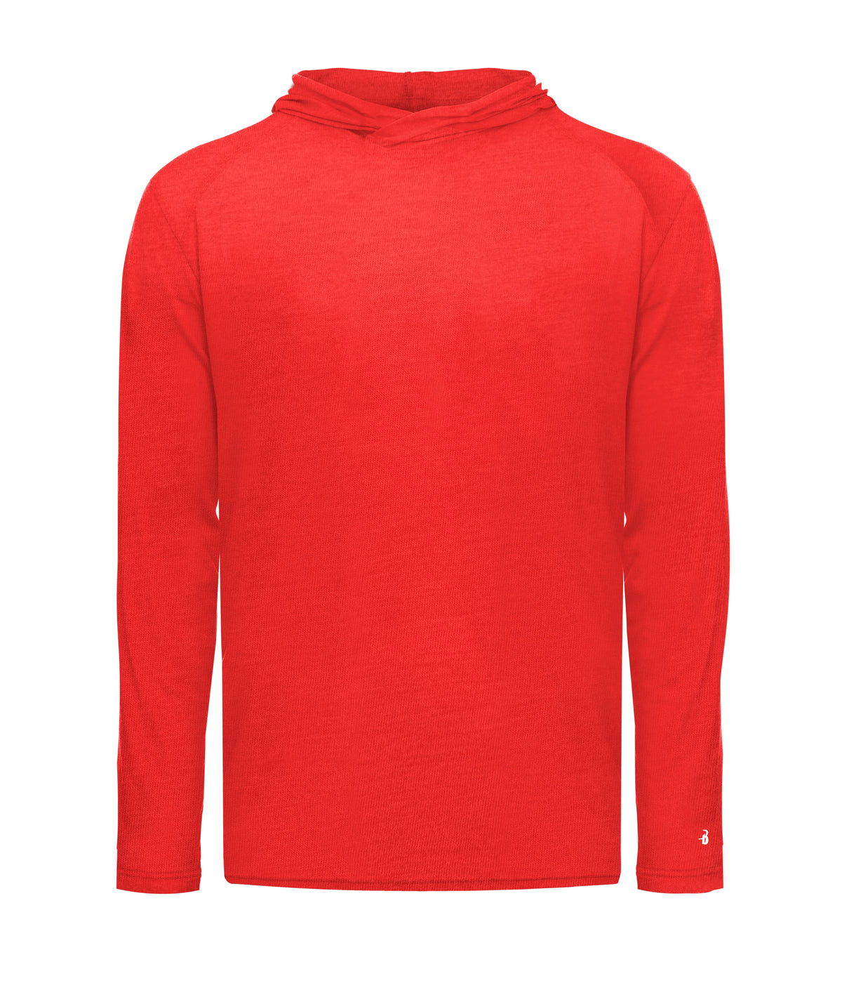 YOUTH TRI-BLEND SURPLICE HOODIE T-SHIRT - MOISTURE-WICKING PERFORMANCE
