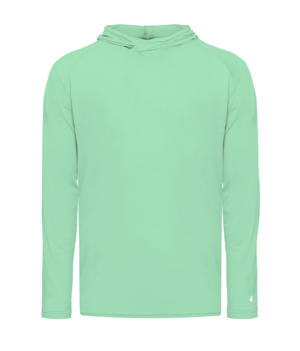 YOUTH TRI-BLEND SURPLICE HOODIE T-SHIRT - MOISTURE-WICKING PERFORMANCE