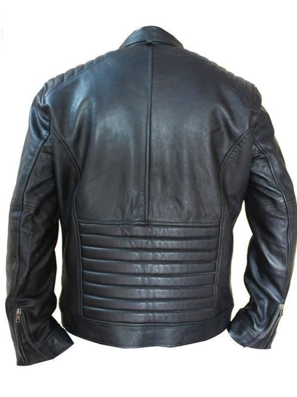 Brando Designer Classic Style Black Leather Jacket