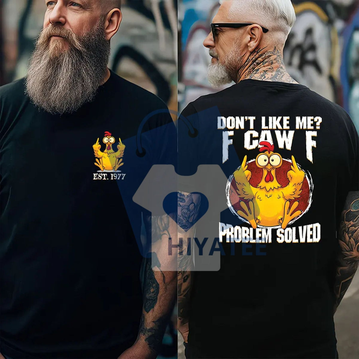 Generation X "F Caw F Problem Solved" Shirt – Personalized Birth Year Gen X Tee