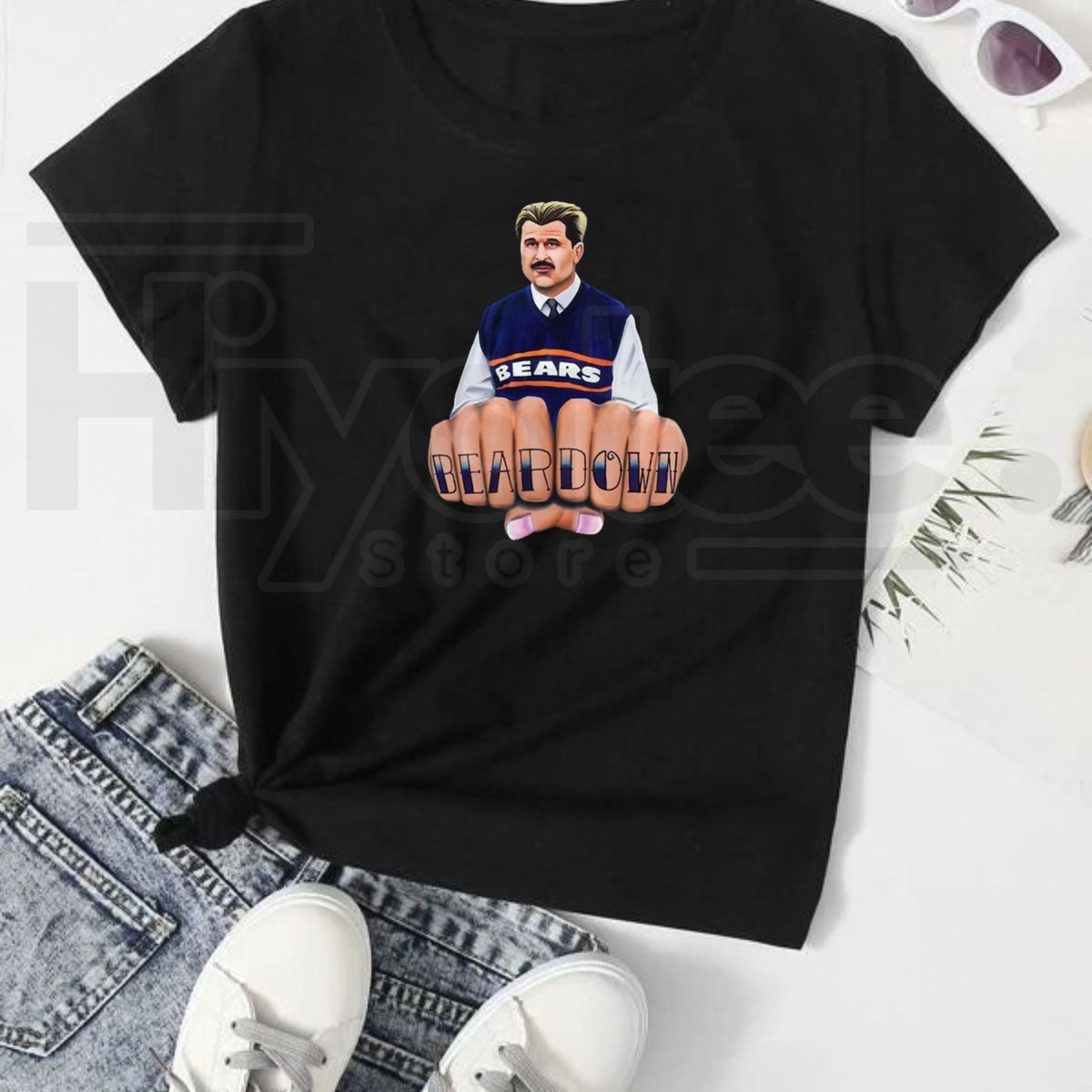 Mike Ditka Bear Down Unisex T-Shirt – Chicago Football Fan Graphic Tee