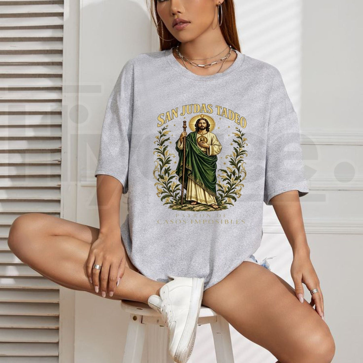 San Judas Tadeo Patron Saint of Impossible Causes T-Shirt – October 28 Feast Day Graphic Tee