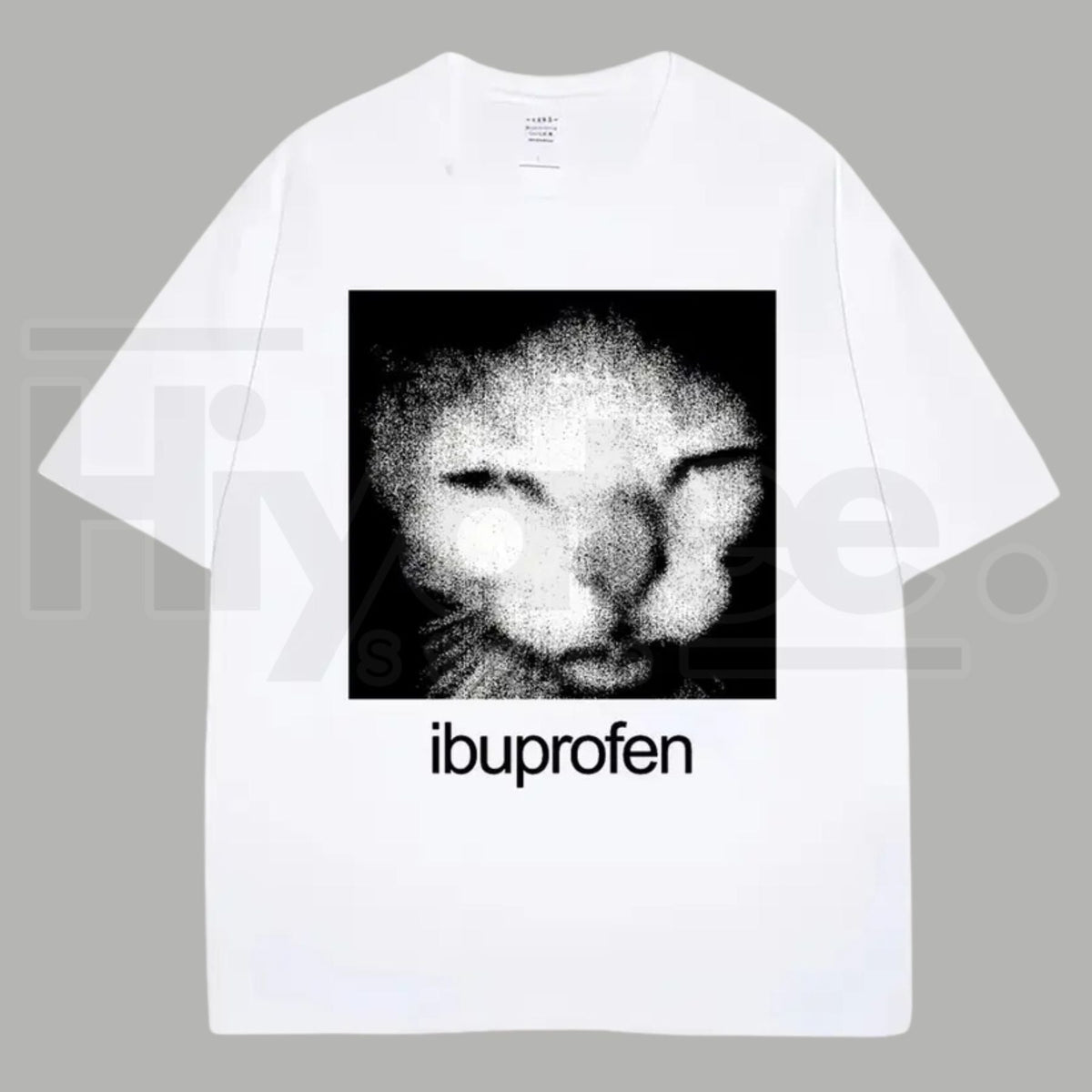 "Ibuprofen Cat Meme" – Funny Vintage Y2K Streetwear Graphic Top