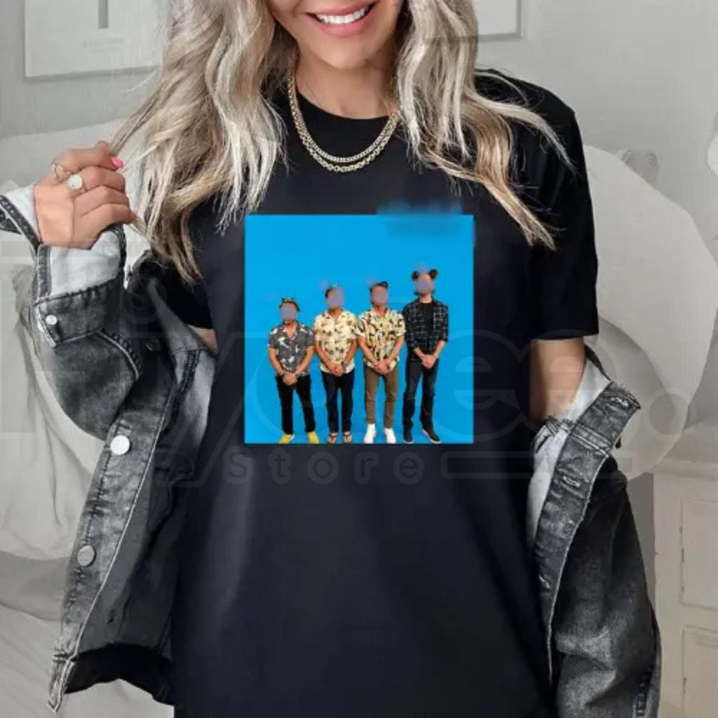 Blue Album Parody Hunter Squad T-Shirt – Funny TV Fandom Graphic Tee