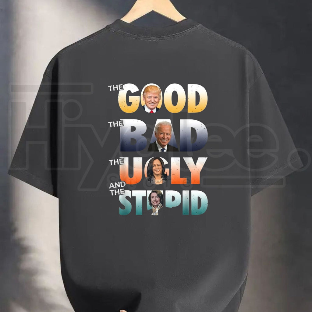 The Good The Bad Spaghetti Western Parody T-Shirt – Retro Cowboy Movie Graphic Tee