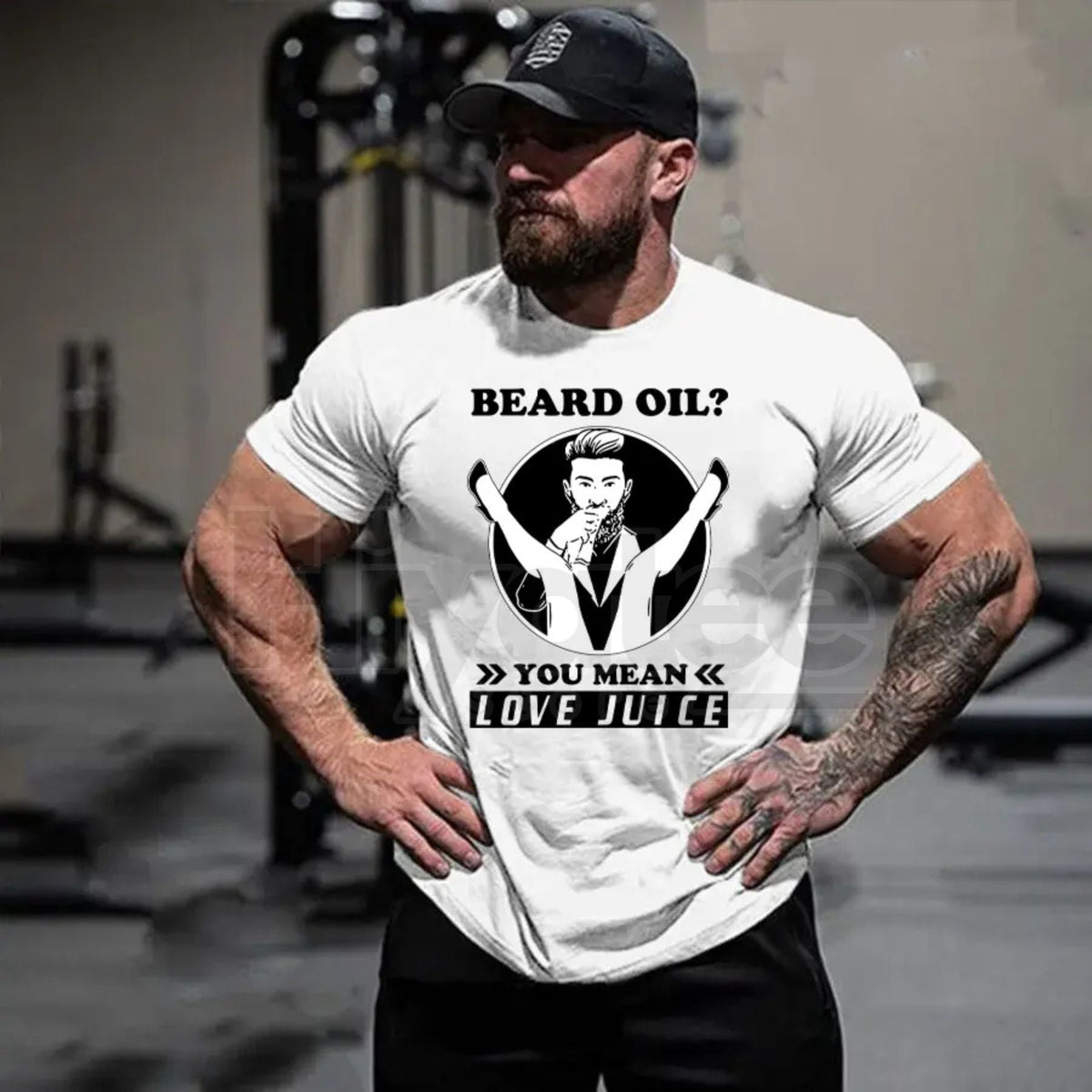 "Beard Oil? You Mean Love Juice" Funny Men's T-Shirt