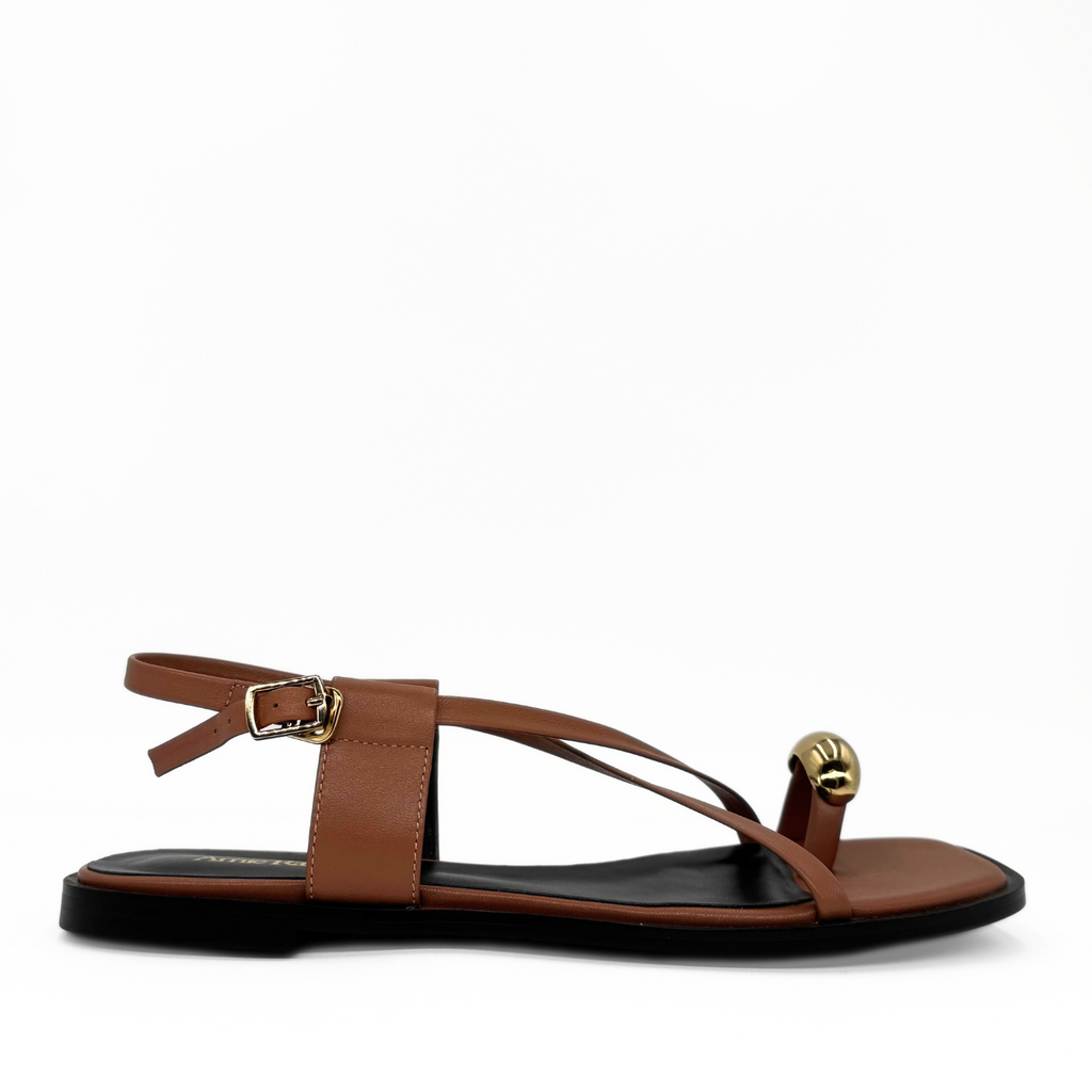 Laney Strappy Gold Toe Sandals
