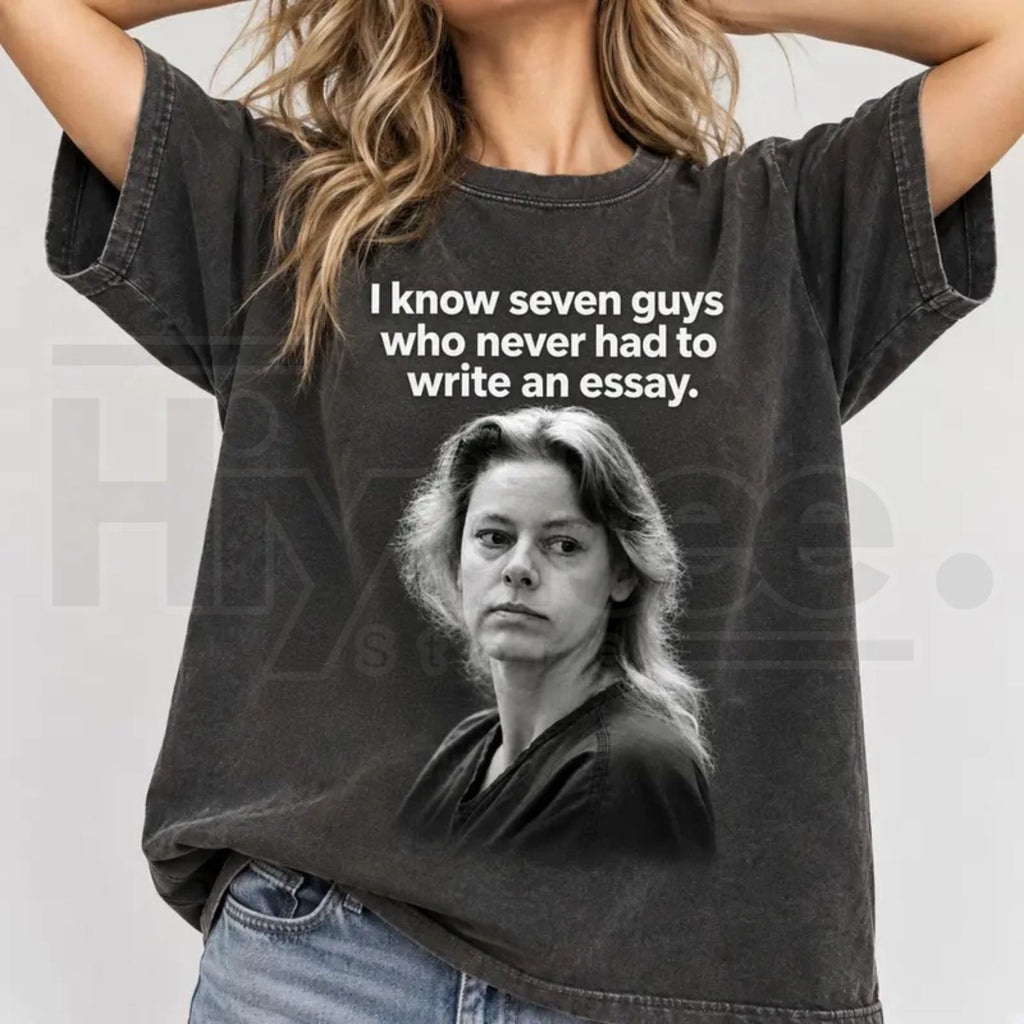 Aileen Wuornos True Crime T-Shirt – Dark Humor Graphic Tee for Crime Lovers