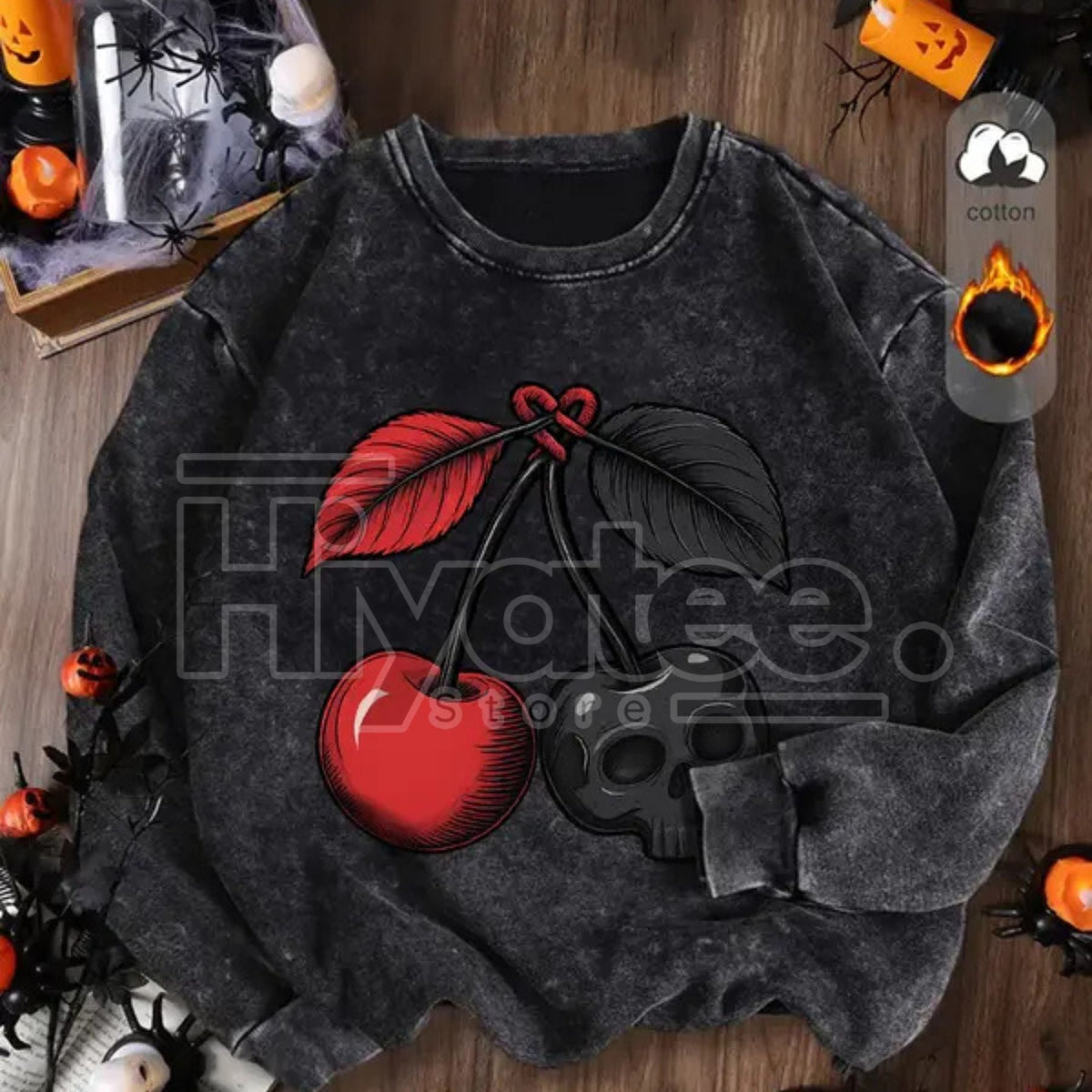Women's Vintage Soft Pullover Sweatshirt – Fleece Lined, Round Neck Long Sleeve for Fall & Winter