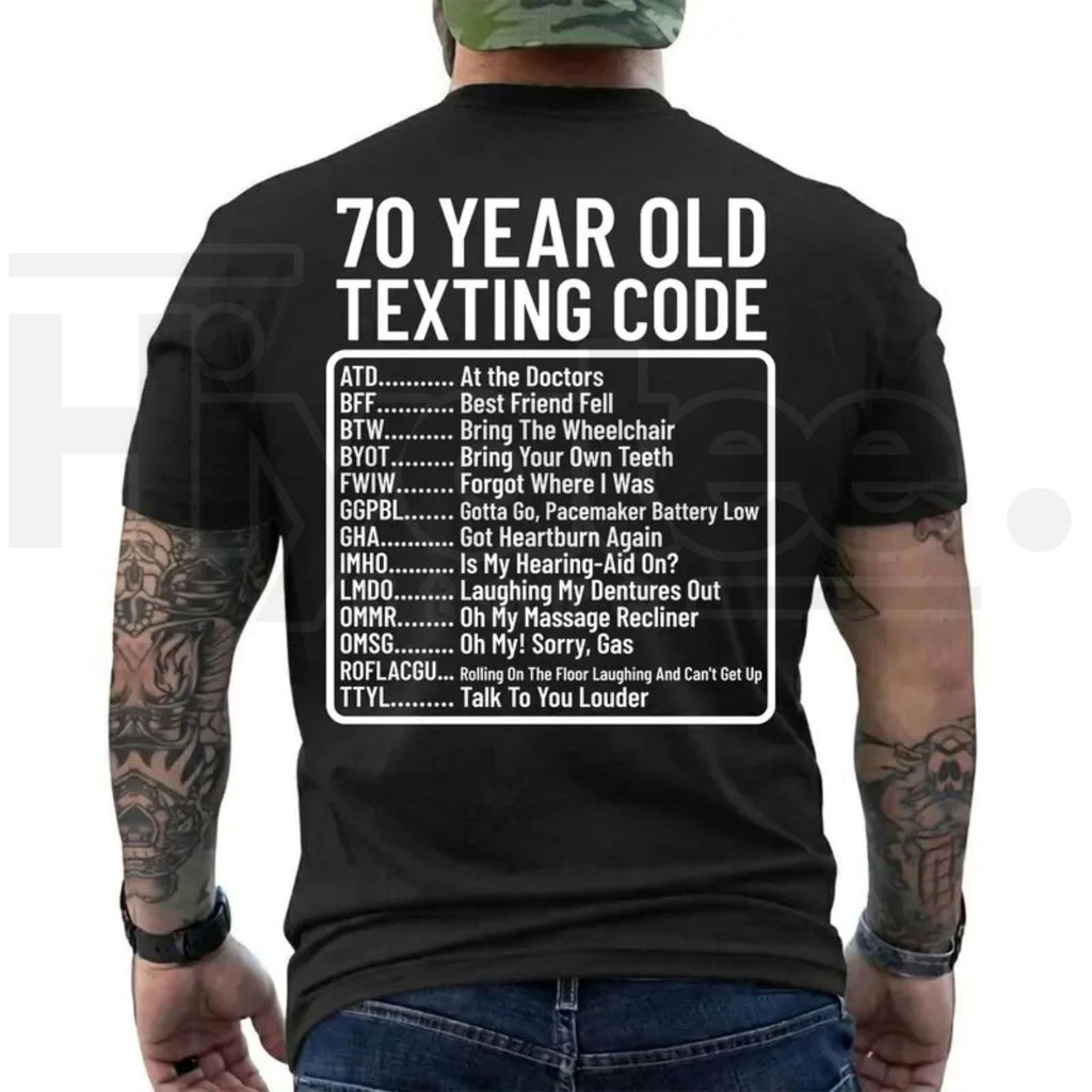 Funny 70th Birthday Shirt ATD At The Doctors Aging Humor Tee