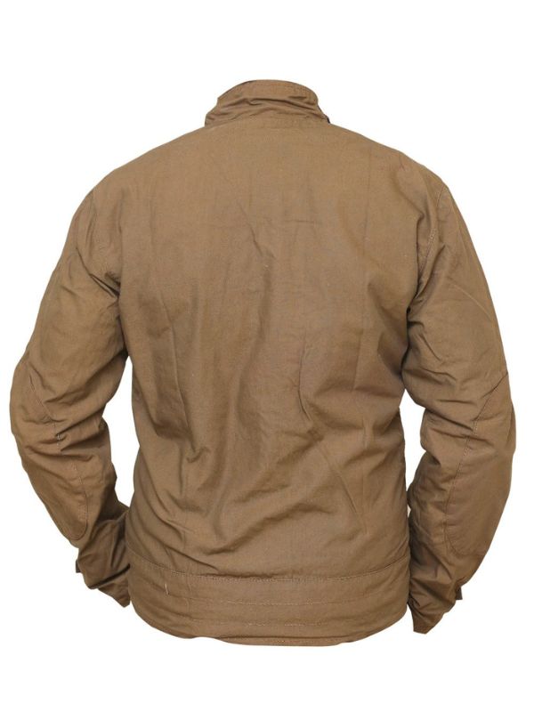 Men Brown Cotton Jacket