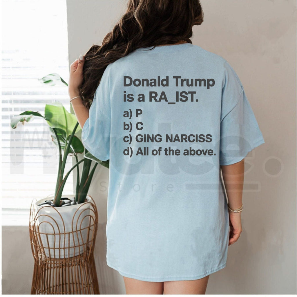 Humorous Multiple-Choice Graphic T-Shirt – Unisex Casual Short-Sleeve Satirical Top