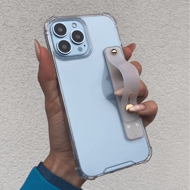 Wrist Strap Transparent iPhone Case