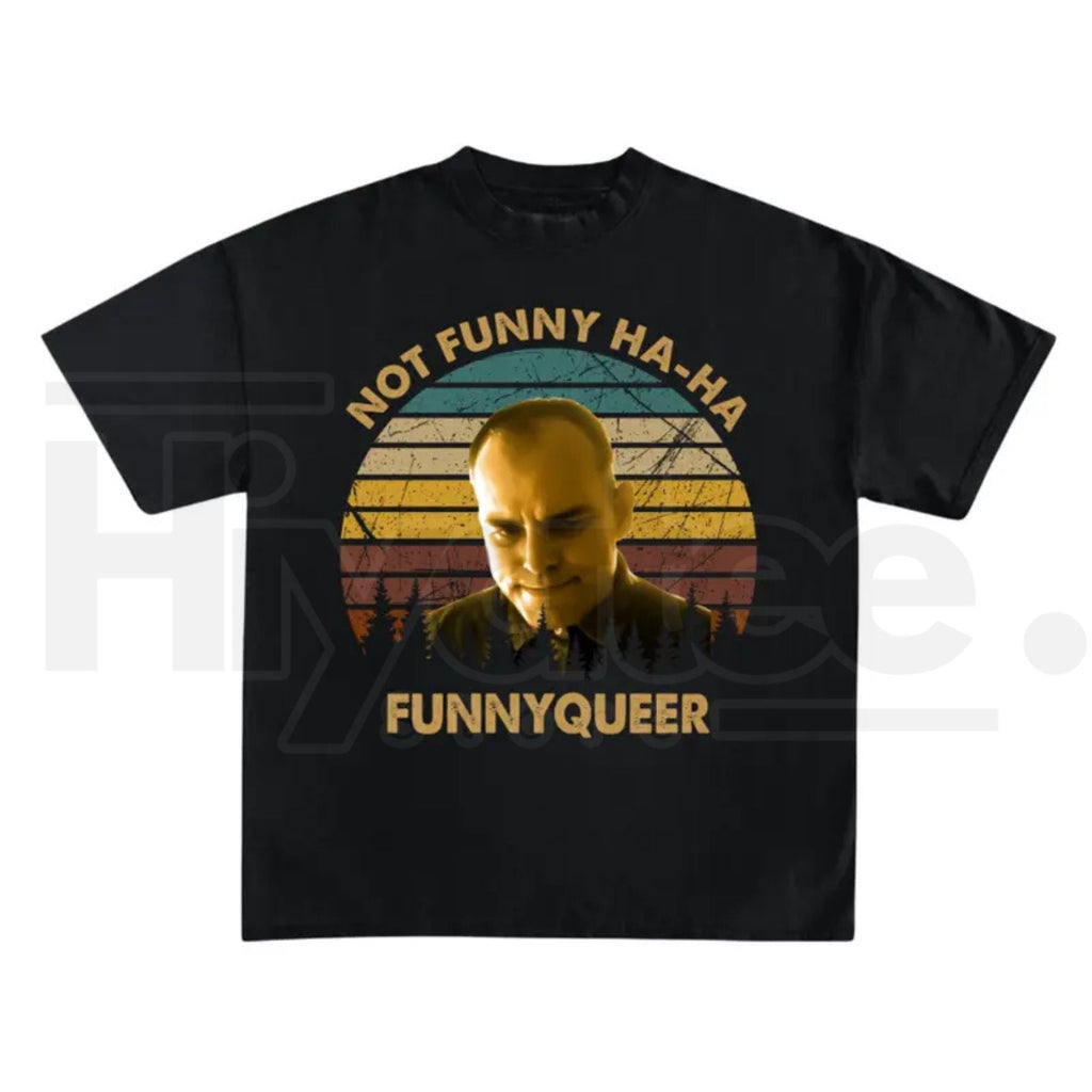 No Funny Ha-Ha Movie Quote Vintage T-Shirt – Retro Sling Blade Fan Graphic Tee