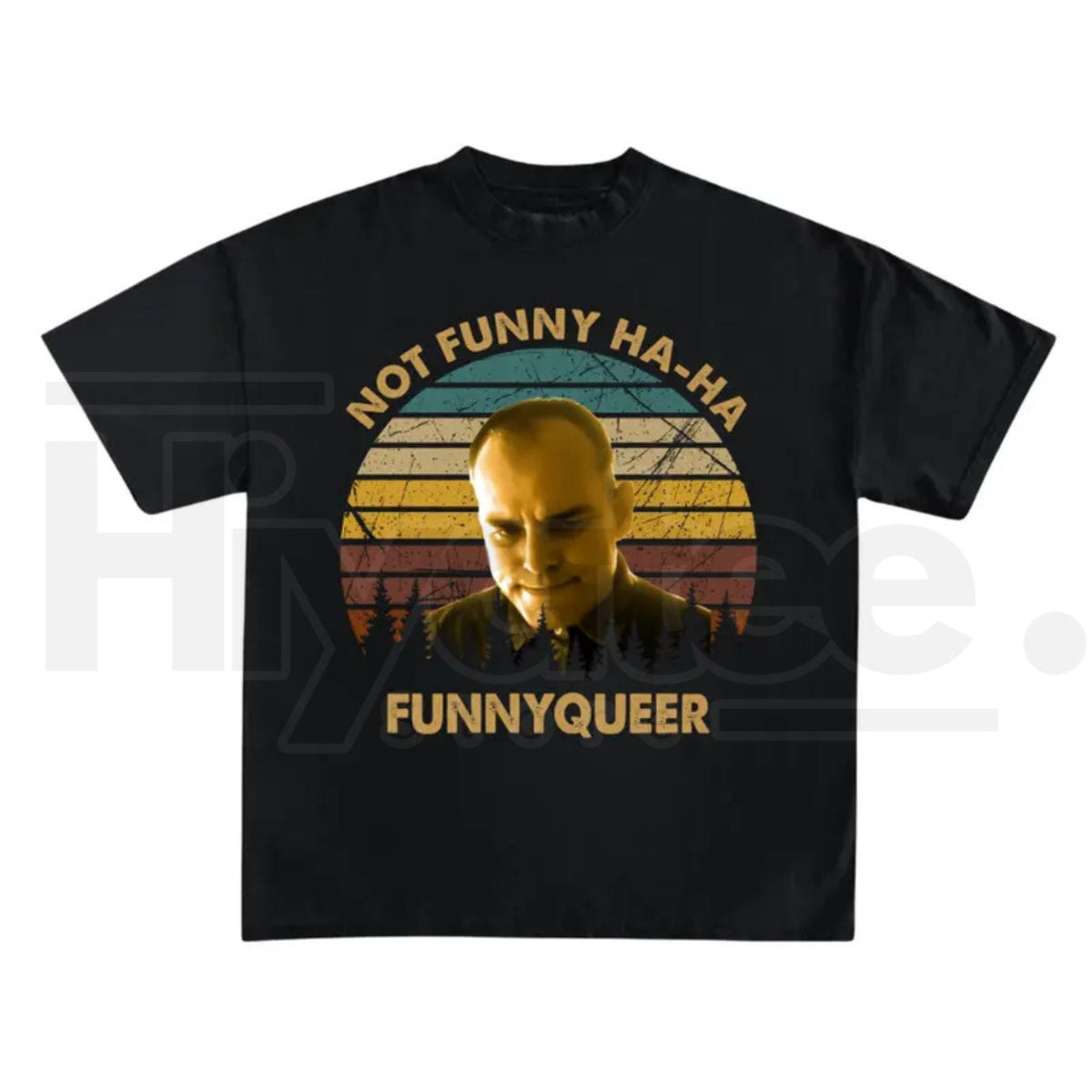 No Funny Ha-Ha Movie Quote Vintage T-Shirt – Retro Sling Blade Fan Graphic Tee