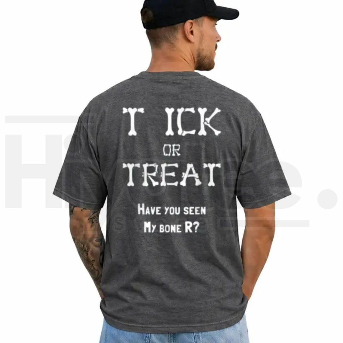 Tick Or Treat Halloween Funny Shirt – Sarcastic Insect Pun Graphic Tee