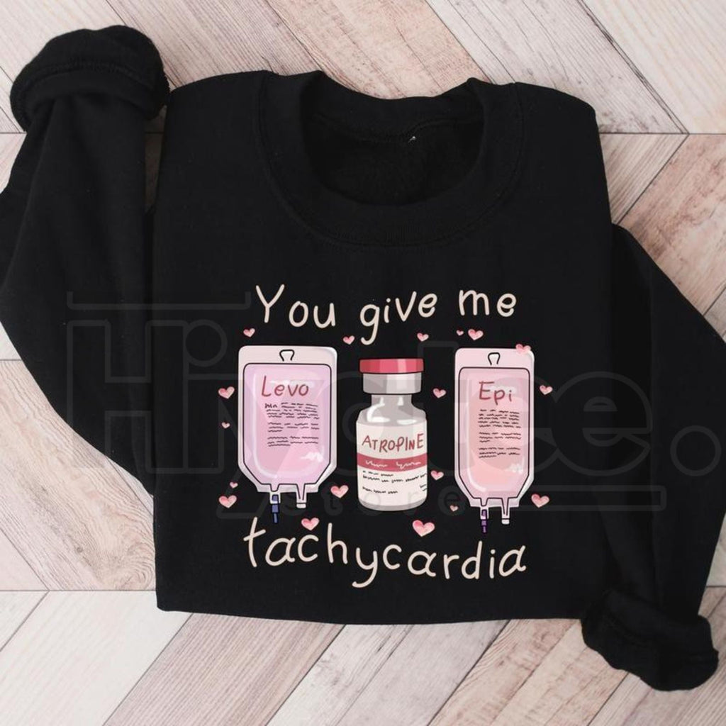 Nurse Valentine Sweatshirt: Cute NICU Labor Peds Healthcare Crewneck Gift