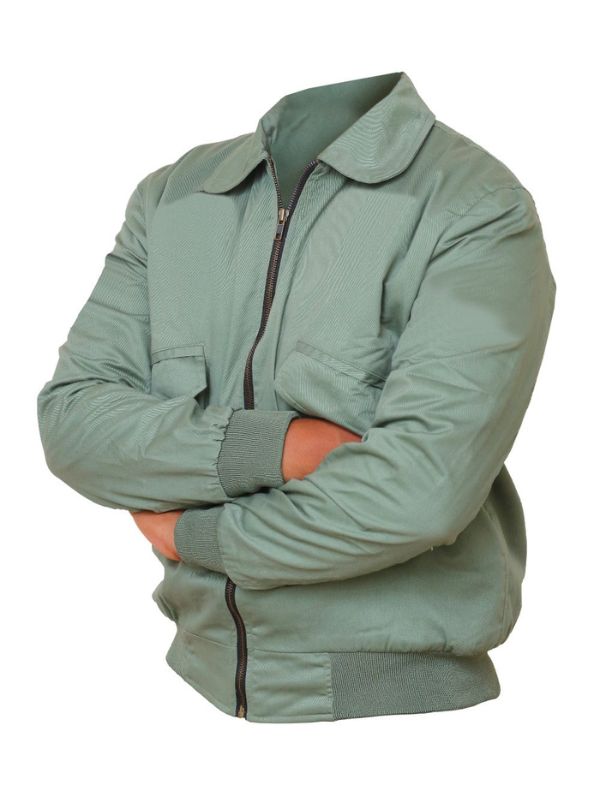 Men Jordan Green Cotton Jacket