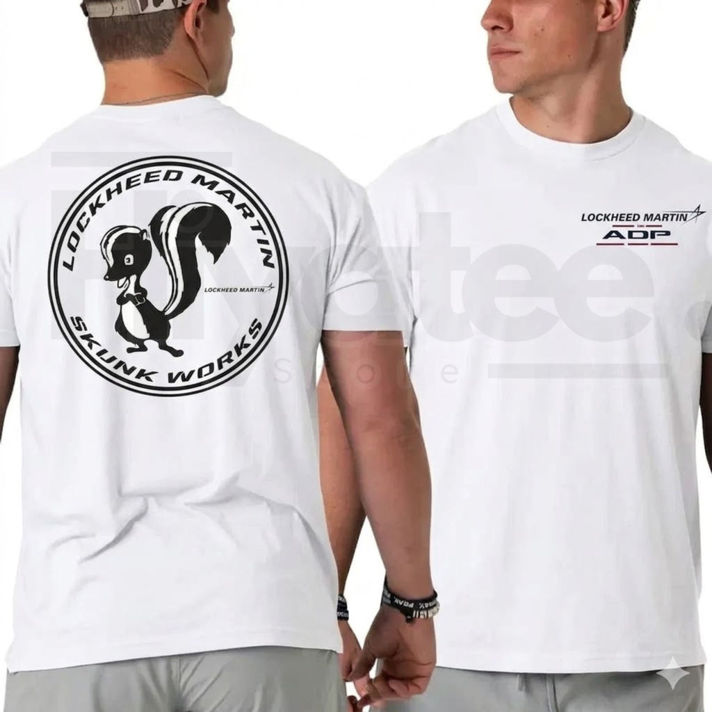 Skunk Works Inspired T-Shirt – Double Sided Aerospace Graphic Tee, Aviation Engineer Gift Shirt