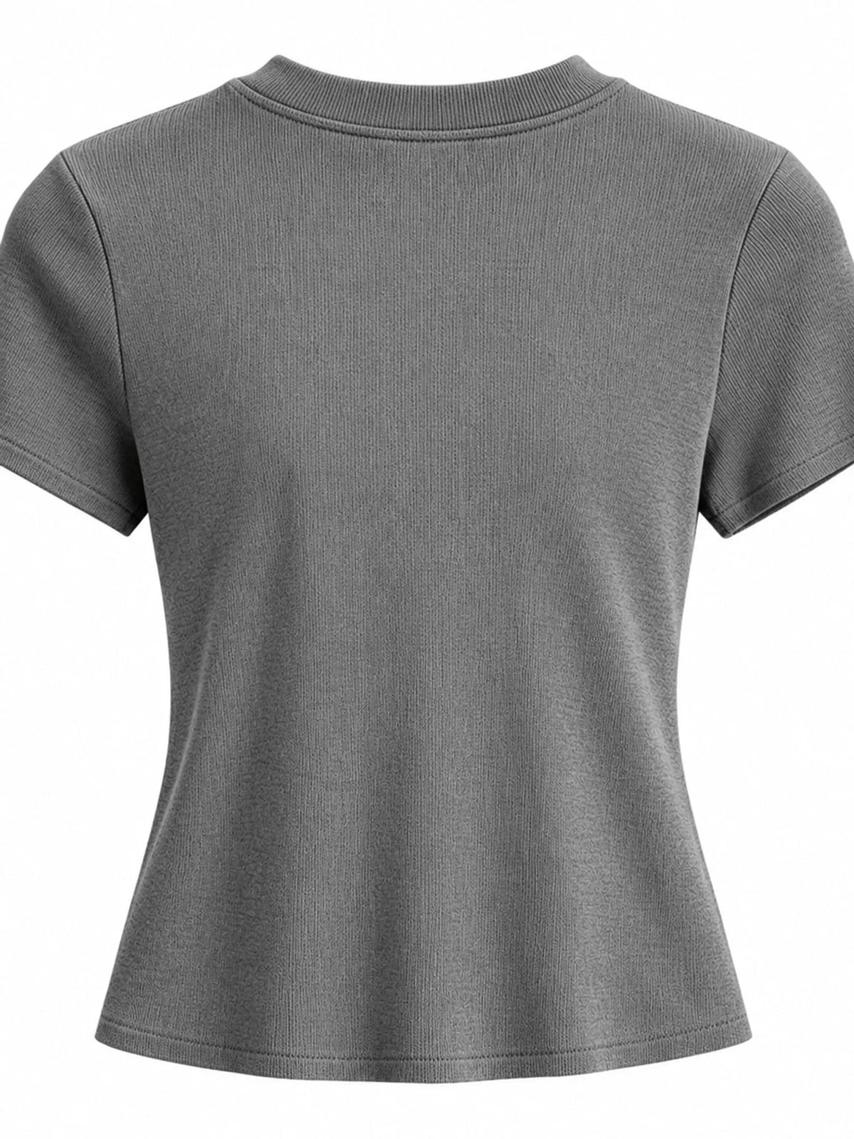 Slim-Fit Crew Neck Basic T-Shirt