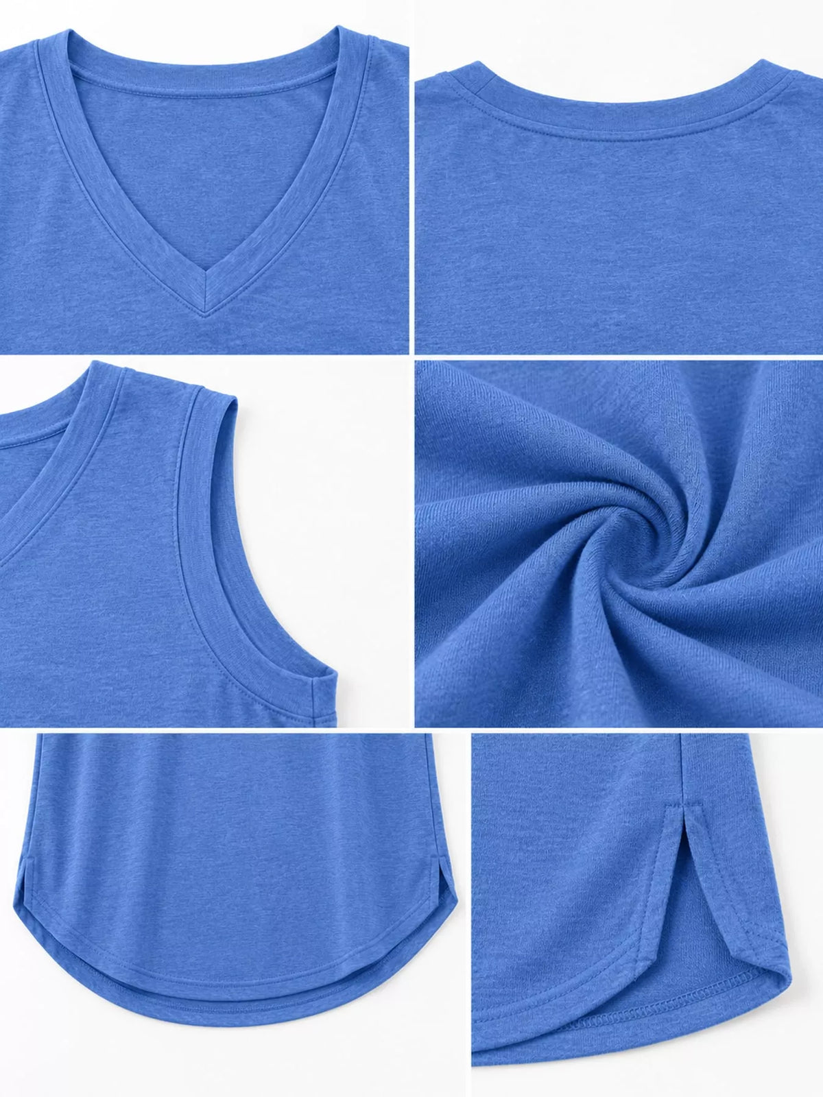 V-Neck Casual Loose Fit Tank Top