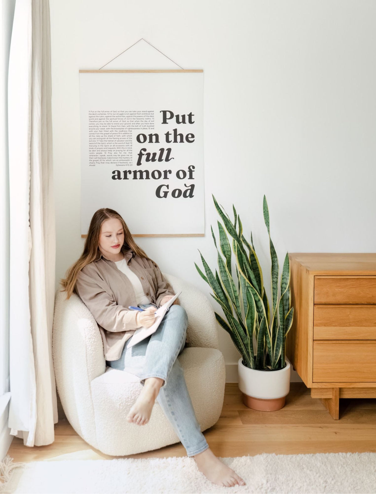 Large Poster: Put on the full armor of God