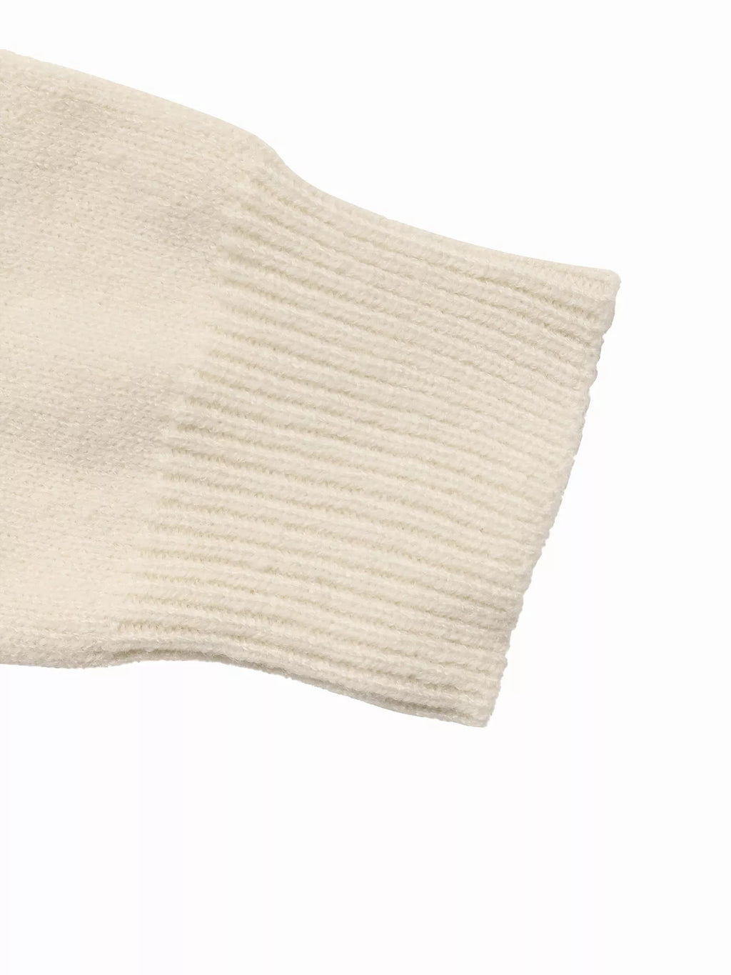 Heart-Patterned Crew Neck Sweater