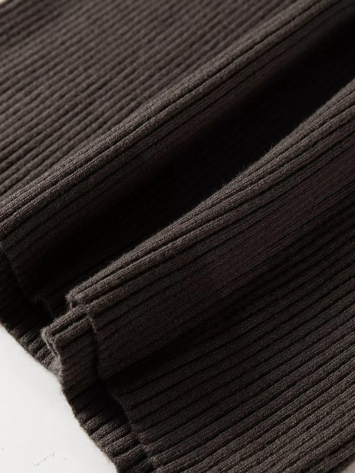 Ribbed Knit High Neck Sleeveless Waist Slim Fit Sweater Vest