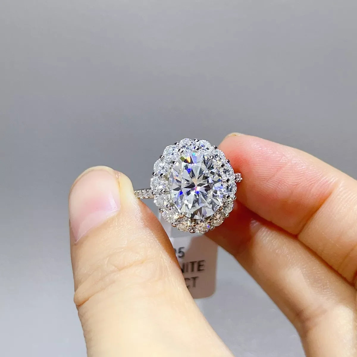 5 Carat Moissanite 925 Sterling Silver Ring