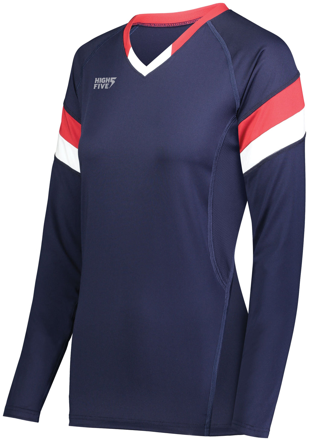 GIRLS TRUHIT TRI-COLOR LONG-SLEEVE JERSEY - MOISTURE-WICKING