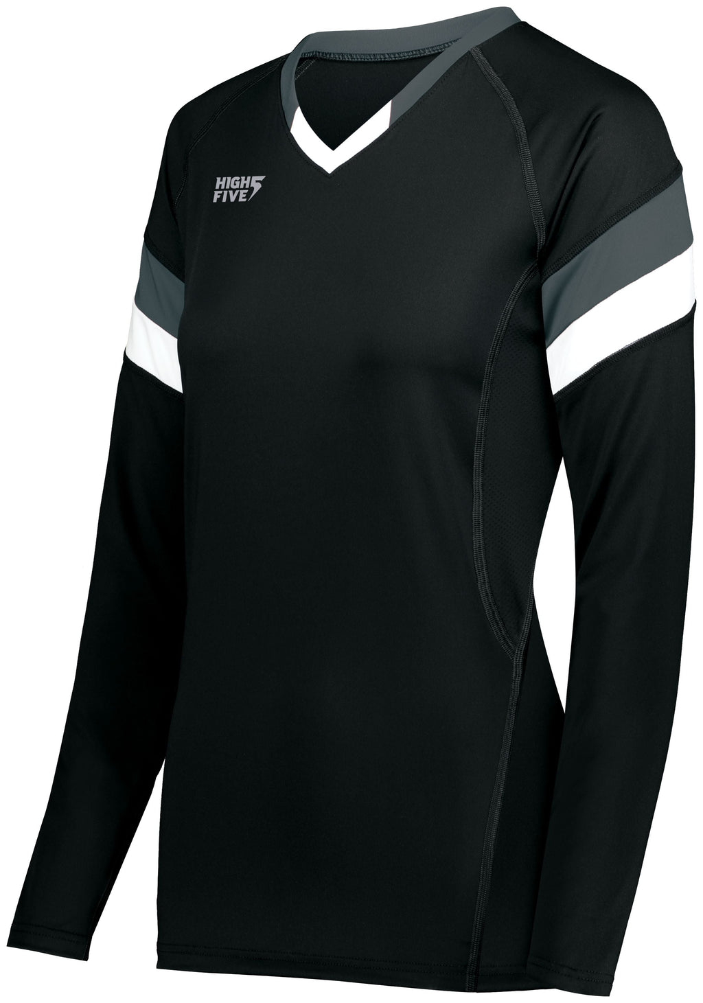 GIRLS TRUHIT TRI-COLOR LONG-SLEEVE JERSEY - MOISTURE-WICKING