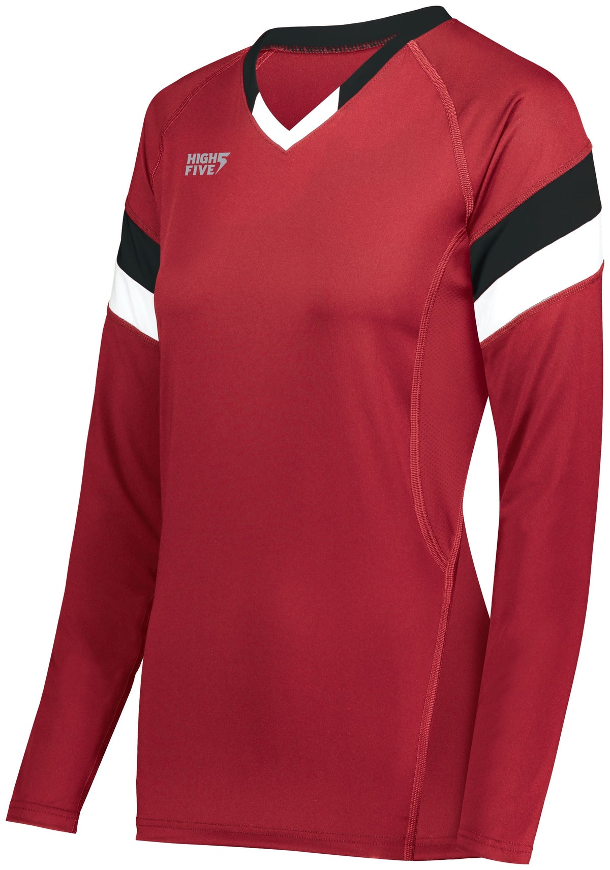 GIRLS TRUHIT TRI-COLOR LONG-SLEEVE JERSEY - MOISTURE-WICKING