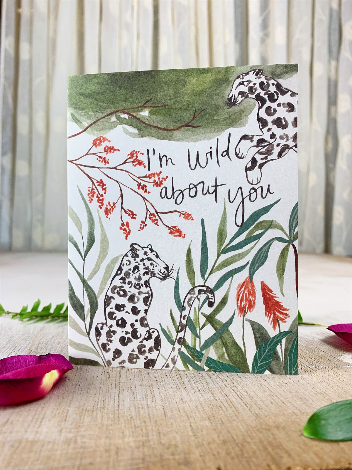 I'm Wild About You Card