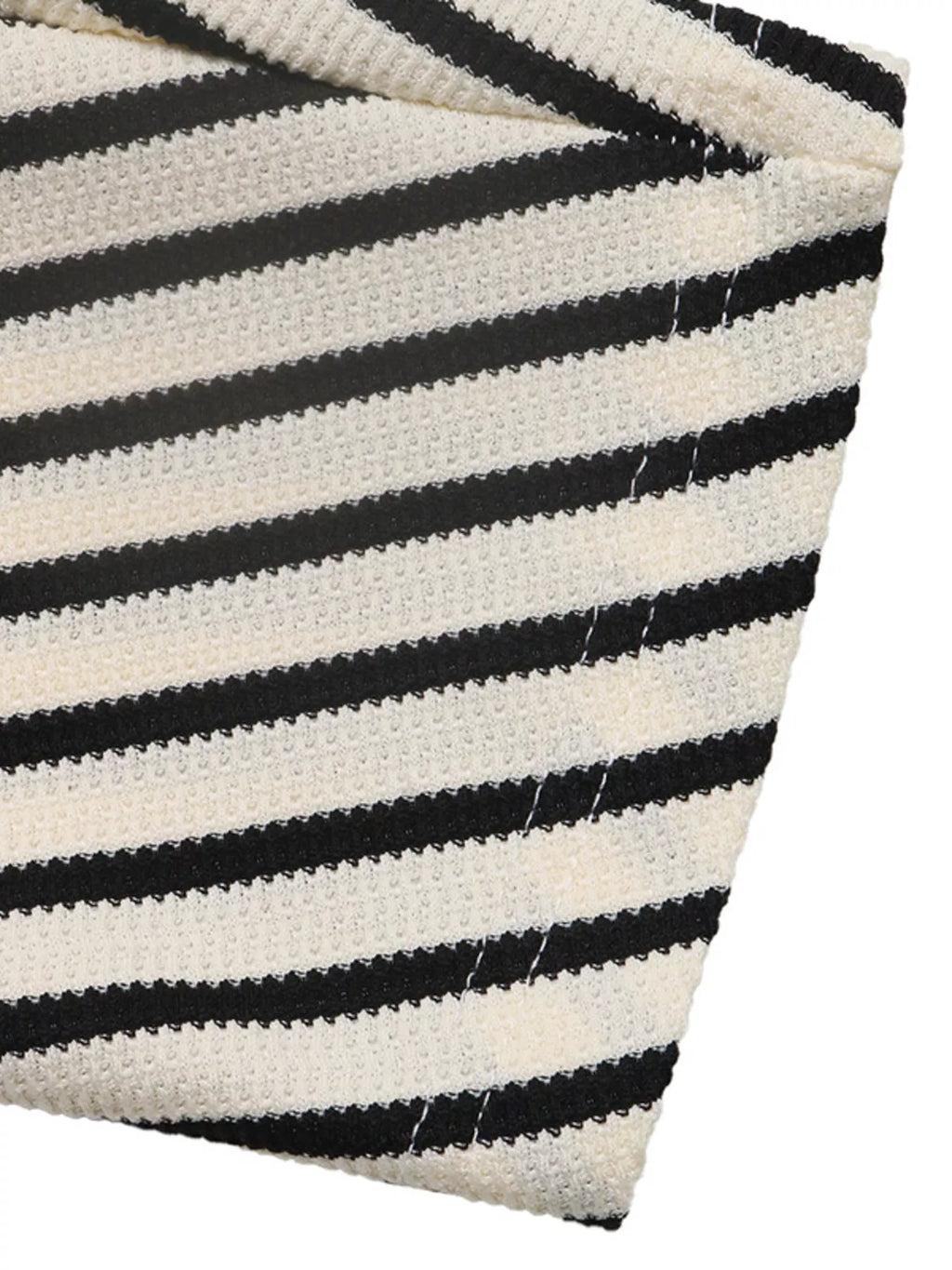 Striped Batwing Sleeve Crew Neck T-Shirt