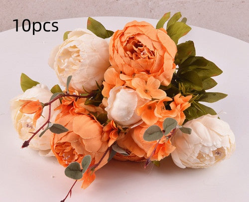 13 Core-spun Peony Decorative Flowers Artificial Flowers Artificial Flowers